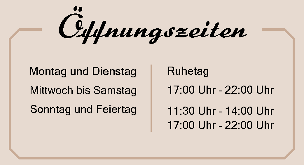 Öffnungszeiten VIP